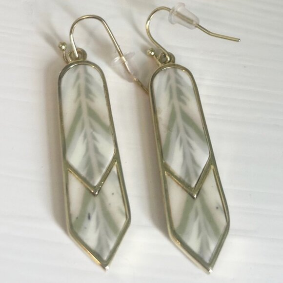 Clay reversible dangle earrings for women by Jilzarah - Picture 2 of 4